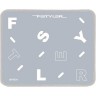 Коврик для мыши A4TECH BLOODY FSTYLER FP25 серый/белый 250x200x2мм FP25 SILVER