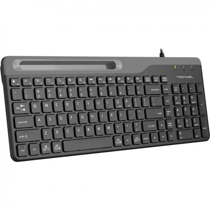 Клавиатура A4TECH BLOODY FSTYLER FK25 SLIM USB cеро-черная FK25 BLACK