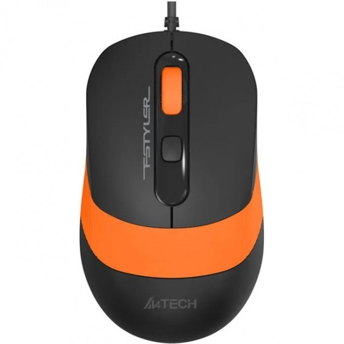 Мышь A4Tech Fstyler FM10 оптическая USB черно-оранжевый FM10 ORANGE