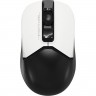 Мышь A4TECH BLOODY FSTYLER оптическая беспроводная USB бело-черная FG12 PANDA