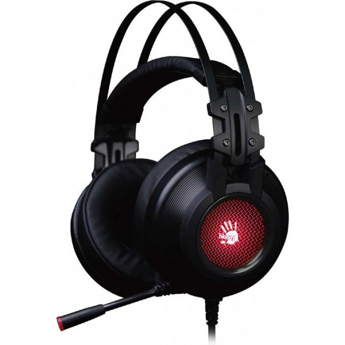 Наушники с микрофоном A4TECH BLOODY G525 2м мониторные оголовье черные G525 BLACK
