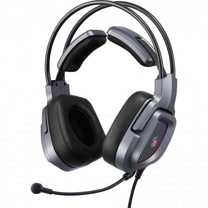 Наушники с микрофоном A4TECH BLOODY G575 2м мониторные USB оголовье серые G575 USB/ GREY