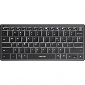 Клавиатура A4TECH FSTYLER FX61 SLIM LED USB серая