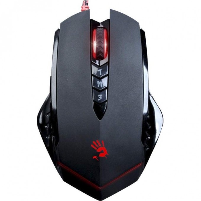 Мышь A4TECH BLOODY черный оптическая (12000dpi) USB 8but V8M MAX